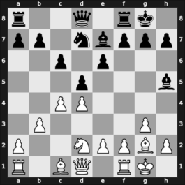 1964 Tel Aviv ISR – Round 5 – Bouwmeester, Hans – 1/2-1/2 – Garcia Rodriguez, Raimundo – G22