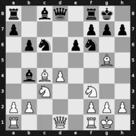 1964 Tel Aviv olm – Round 1 – Petrosian, Tigran A. – 1-0 – Tapaszto Binet, Laszlo – G89