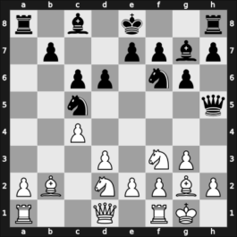 1964 Tel Aviv olm – Round 1 – Malich, Burkhard, Dr. – 1/2-1/2 – Sumar, Julio – G133