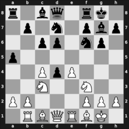 1964 Tel Aviv olm fin-A – Round 6 – Bisguier, Arthur B – 1-0 – Domnitz, Zadok – G127