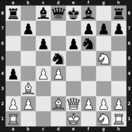 1964 Tel Aviv olm fin-A – Round 8 – Spassky, Boris V. – 1-0 – Perez Perez, Francisco Jose – G177