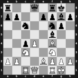 1964 Tel Aviv olm fin-A – Round 12 – Bisguier, Arthur B – 1/2-1/2 – Forintos, Gyozo V – G256