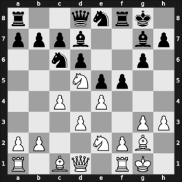 1964 Tel Aviv olm fin-A – Round 13 – Eliskases, Erich – 1/2-1/2 – Reshevsky, Samuel – G268