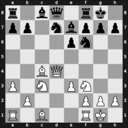 1964 Tel Aviv olm fin-A – Round 13 – Portisch, Lajos – 1-0 – Unzicker, Wolfgang – G275