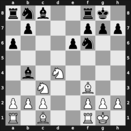 1964 Tel Aviv olm fin-B – Round 3 – Dueckstein, Andreas – 1/2-1/2 – Quinones Carrillo, Oscar – G37