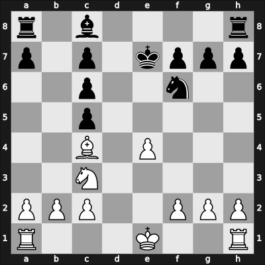 1964 Tel Aviv olm fin-C – Round 5 – Noradounghian, Georges – 0-1 – Shakalkar, S. – G30