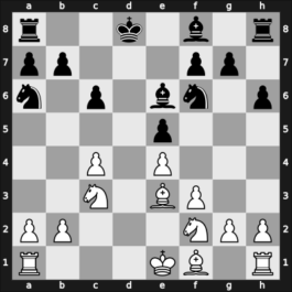 1964 Tel Aviv olm prel – Round 1 – Saguier, Emiliano – 0-1 – Gheorghiu, Florin – G6