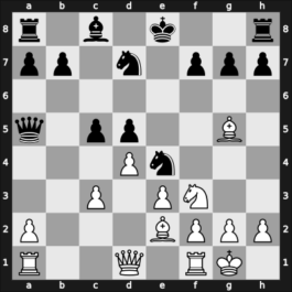 1964 Tel Aviv olm prel – Round 1 – Sliwa, Bogdan – 1-0 – Bisguier, Arthur B – G14