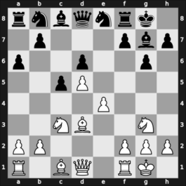 1964 Tel Aviv olm prel – Round 3 – Bolanos Guerrero, Fabricio – 0-1 – Matulovic, Milan – G88