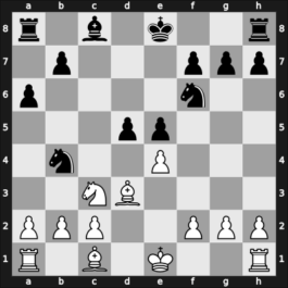 1964 Tel Aviv olm prel – Round 4 – Noradounghian, Georges – 1/2-1/2 – Lopez Munoz, Johan Schneider – G148