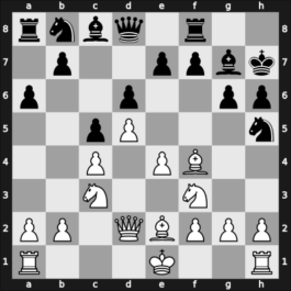 1964 Tel Aviv olm prel – Round 5 – Uhlmann, Wolfgang – 1-0 – Casa, Alex – G177