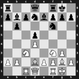 1964 Tel Aviv olm prel – Round 6 – Paidousis, Aristidis – 0-1 – Unzicker, Wolfgang – G219
