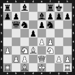 1964 Tel Aviv olm prel – Round 6 – Quinones Carrillo, Oscar – 0-1 – Andersen, Borge – G231