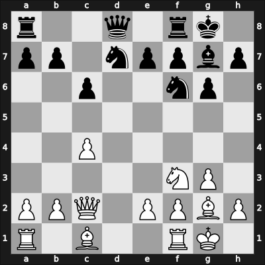 1964 Tel Aviv olm prel – Round 6 – Macskasy, Elod – 1/2-1/2 – Kostjoerin, Anatole – G243