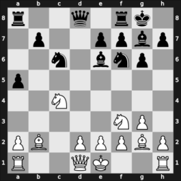 1964 Tel Aviv olm prel – Round 6 – Smyslov, Vladimir – 1-0 – Ader Hausman, Walter – G244