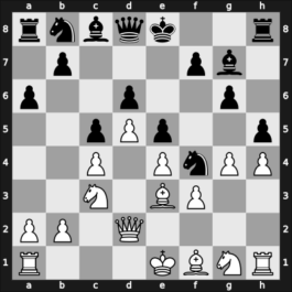 1964 Tel Aviv olm prel – Round 7 – Cevallos, Alejandro – 1/2-1/2 – Macskasy, Elod – G253