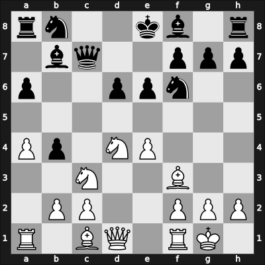 1964 Tel Aviv olm prel – Round 7 – Radovici, Corvin – 1/2-1/2 – Perez Perez, Francisco Jose – G261