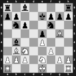1964 Tel Aviv olm prel – Round 7 – Udovcic, Mijo – 1/2-1/2 – Prins, Laura – G69