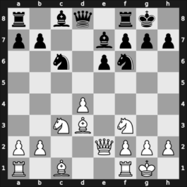 1964 UKR Ch – Round 5 – Sakharov, Yuri N – 1-0 – Berezhnoy, Viktor – G27