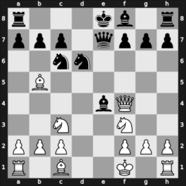 1964 UKR Ch – Round 5 – Gufeld, Eduard – 1/2-1/2 – Levitsky, Anatoly – G30