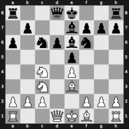 1964 UKR Ch – Round 7 – Dikarev, Igor – 1/2-1/2 – Bannik, Anatolij – G41