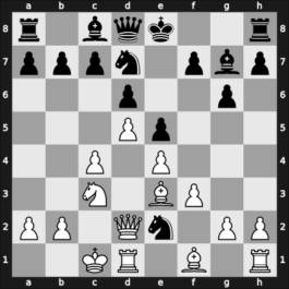 1964 UKR Ch – Round 7 – Gufeld, Eduard – 1/2-1/2 – Kostiuchenko, Alexander – G44