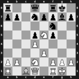 1964 UKR Ch – Round 8 – Kostiuchenko, Alexander – 1/2-1/2 – Levitsky, Anatoly – G46