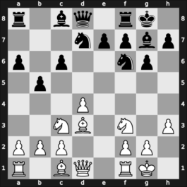 1964 UKR Ch – Round 8 – Bannik, Anatolij – 1-0 – Kogan, Boris M – G47