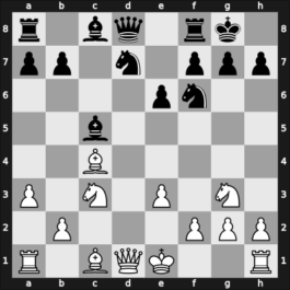 1964 UKR Ch – Round 11 – Kogan, Boris M – 1/2-1/2 – Atamanov, Andrey – G64