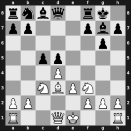 1964 UKR Ch – Round 12 – Lazarev, Efim M. – 1-0 – Levitsky, Anatoly – G73