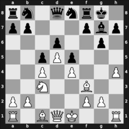 1964 UKR Ch – Round 13 – Sakharov, Yuri N – 1-0 – Kogan, Boris M – G80