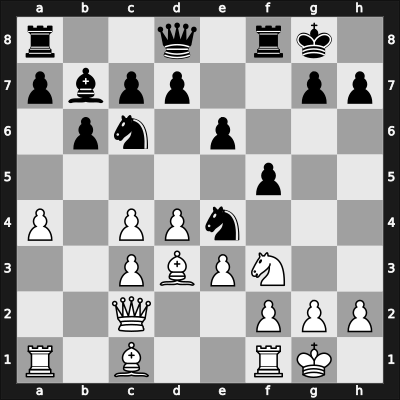 1964 UKR Ch – Round 16 – Kogan, Boris M – 1/2-1/2 – Gershman, Semion – G99