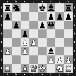 1964 URS – Round ? – Stoliar, Efim Samoilovich – 1/2-1/2 – Estrin, Yakov – G4