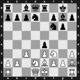 1964 Warsaw ch-POL – Round 1 – Lopez Sliwinski, Alvaro – 1/2-1/2 – Balcerowski, Witold – G7