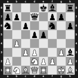 1964 Krakow (WchT U26 11. fin-A) – Round 3.1 – Kalme, Charles I – 1/2-1/2 – Hort, Vlastimil – G43