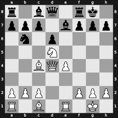 1964 Zagreb – Round 2 – Fuderer, Andrija – 1/2-1/2 – Matanovic, Aleksandar – G11