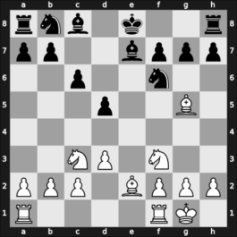 1964 Zagreb – Round 7 – Bertok, Mario Jr. – 1/2-1/2 – Fuderer, Andrija – G39