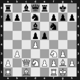 1964 Zinnowitz Zinnowitz GER – Round 5 – Popov, Luben – 1/2-1/2 – Baumbach, Friedrich, Dr. – G17