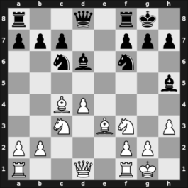 1964 Zinnowitz Zinnowitz GER – Round 10 – Ghitescu, Theodor – 1/2-1/2 – Jansa, Vlastimil – G37