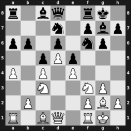 1965 Aalborg – Round 1 – Hansen, Victor – 1/2-1/2 – Hamann, Svend – G9