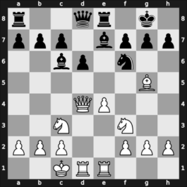 1965 Aalborg – Round 1 – Moe, Mogens – 1/2-1/2 – Haahr, Thorkild – G49