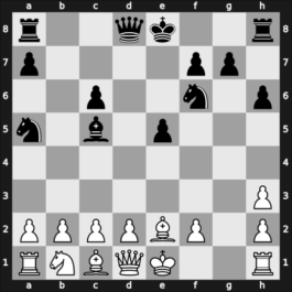 1965 Asztalos Memorial 8th – Round 1 – Paoli, Enrico – 1/2-1/2 – Kluger, Gyula – G7