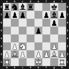 1965 Asztalos Memorial 8th – Round 2 – Pirc, Vasja – 1/2-1/2 – Flesch, Janos – G14