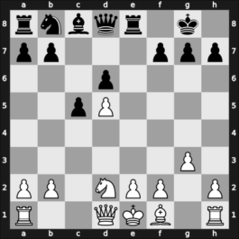 1965 Asztalos Memorial 8th – Round 4 – Kluger, Gyula – 1/2-1/2 – Flesch, Janos – G22
