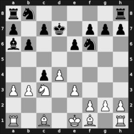1965 Asztalos Memorial 8th – Round 5 – Flesch, Janos – 1/2-1/2 – Csom, Istvan – G29