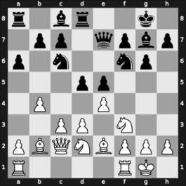 1965 Asztalos Memorial 8th – Round 12 – Csom, Istvan – 1/2-1/2 – Borisenko, Georgy K – G79