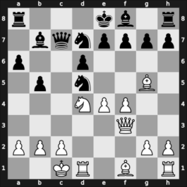 1965 BRA Ch 32th – Round 2 – De Souza Mendes, Joao – 1/2-1/2 – Gadia, Olicio – G7