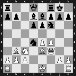 1965 Belgrade – Round 2 – Ostojic, Predrag – 1/2-1/2 – Milic, Borislav – G11