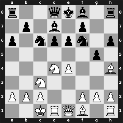 1965 Belgrade – Round 8 – Sokolov, Vladimir – 0-1 – Velimirovic, Dragoljub – G47