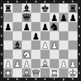1965 Belgrade – Round 9 – Velimirovic, Dragoljub – 1-0 – Matulovic, Milan – G54